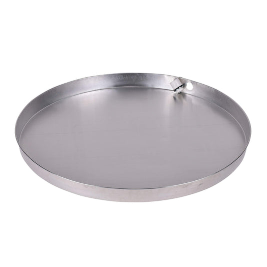 Oatey 34191 32 in. Aluminum Water Heater Pan with 1 in. - Image 1