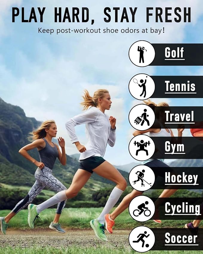 Smell Proof Shoe Bags for Travel-Soccer Cleat Bag Smell Proof with Active Carbon Fabric | Odor-Absorbing Water-Resistant Track Shoe bags for Sports (Grey, UP TO US14)