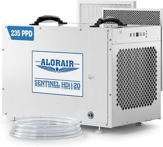 ALORAIR Sentinel HDi120 Commercial Dehumidifier with Pump, 235 Pints Whole Homes Dehumidifier for Crawl Spaces, Basements, up to 3,300 sq. ft. cETL