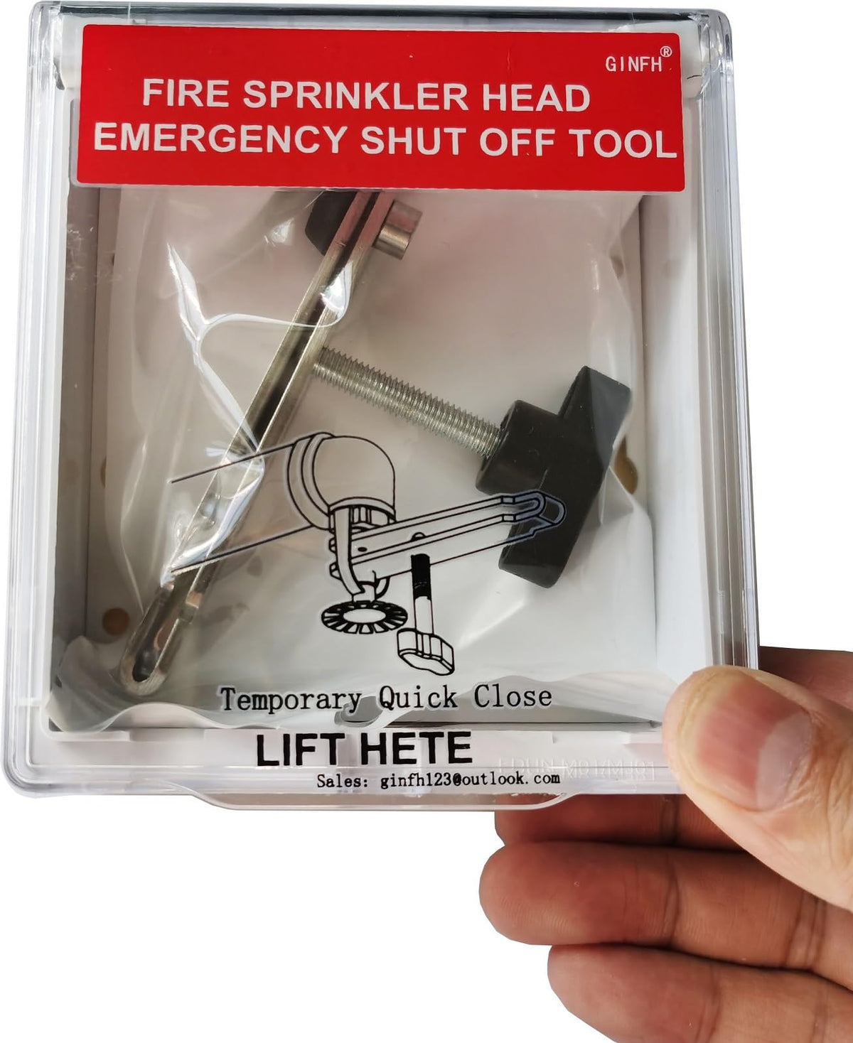 Fire Sprinkler Head Shut Off Tool Wall Cabinet Case | Home Repair - Image 1