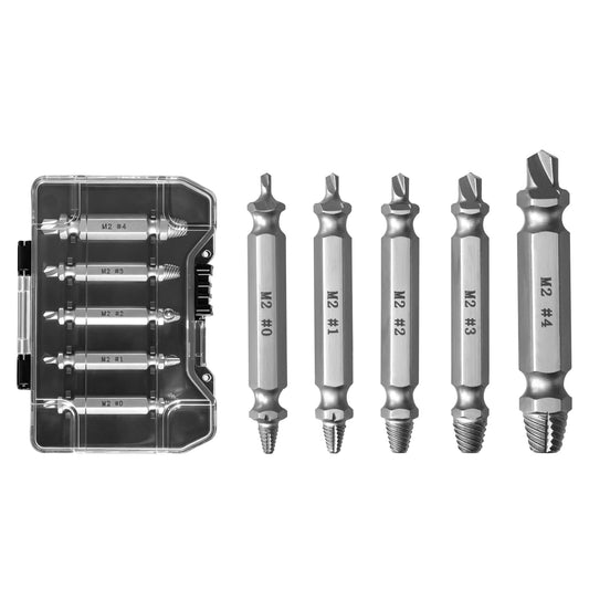 Damaged Screw Extractor Set for Removal Rusty Broken Screw - Image 1