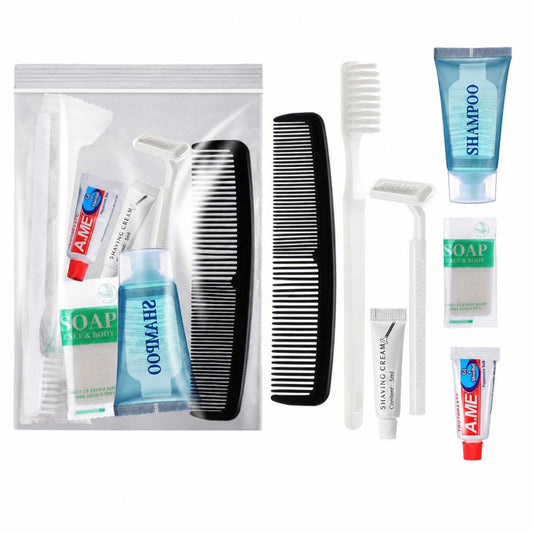 60 Set Hygiene Kits Homeless Bulk Travel Size Toiletry - Image 1