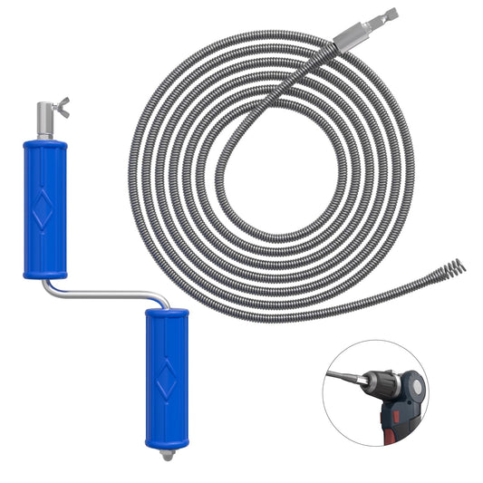 Drain Snake, Drain Auger with Drill Attachment - Image 1