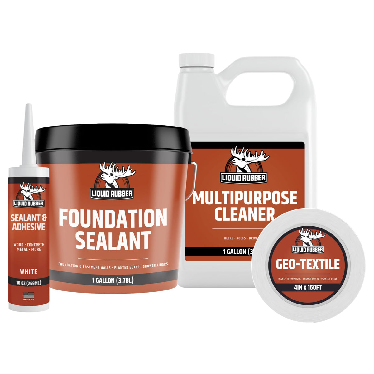 Liquid Rubber Exterior Foundation Kit - 1g Foundation | Home Repair - Image 1