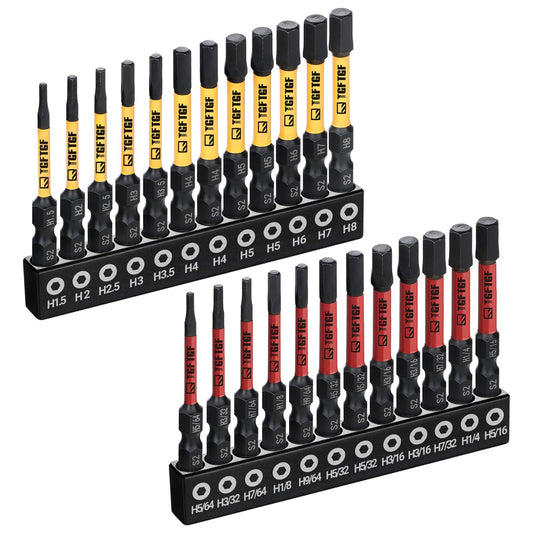 TGFTGF Impact Hex Head Allen Wrench Drill Bit Set, 24PCS - Image 1