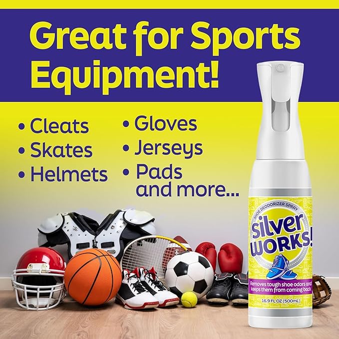 Shoe Deodorizer Spray For Smelly Shoes, Shoe Odor Elimination Spray, Boot, Sneaker, Foot Sweat Smell Eliminator, Stinky Shoes Odor Eliminator, Shoe Freshener, 16.9oz, Pack of 2