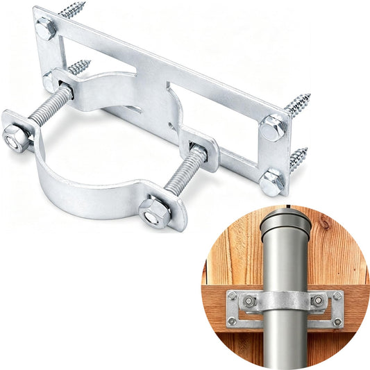 2-3/8 Fence Post Brackets, 12 Pack Steel to Wood Fence - Image 1