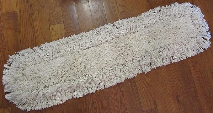 36 Industrial Strength Washable Cotton Microfiber Dust Flat Mop Head Refills Pack of 2 for Hardwood Tile Hardwood & Stone Floors