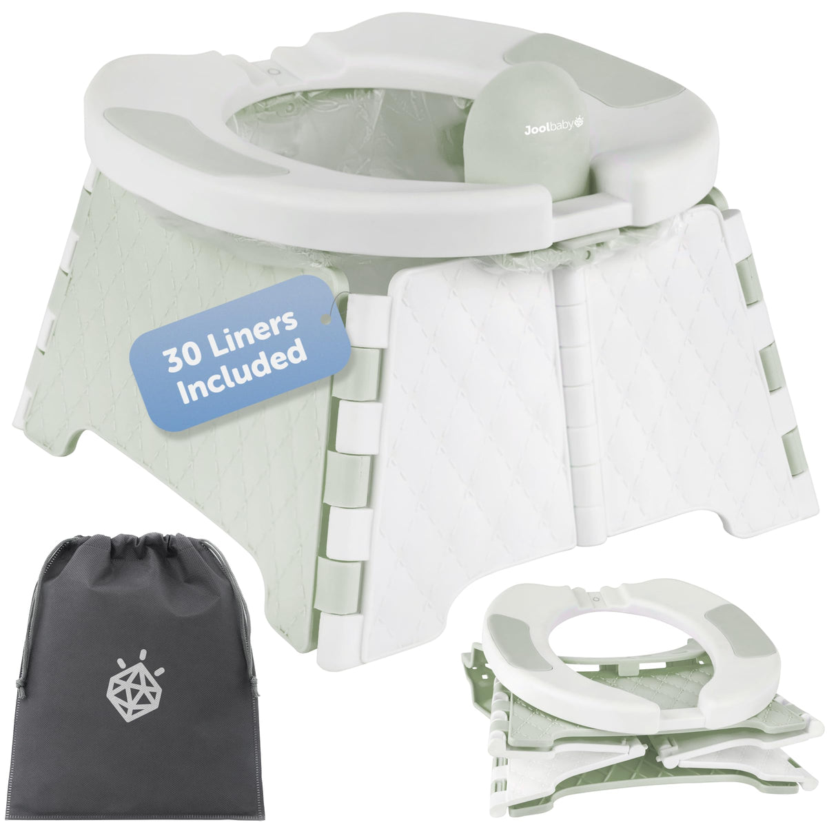 Jool Baby Portable Potty Training Chair with Travel Bag & - Image 1