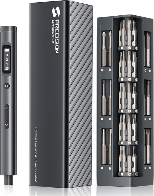 57-in-1 Mini Electric Screwdriver Set, 3 Torque Cordless | Hand Tools - Image 1