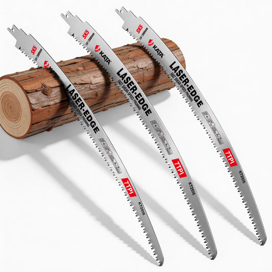 KATA 15 Inch Pruning Reciprocating Saw Blades, 7 TPI SK5 Arc Edge - Image 1