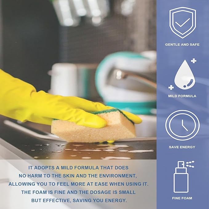 Multi-Purpose Cleaning System with Spray Bottle and Scrub Pad, 4 fl oz, Gentle Formula