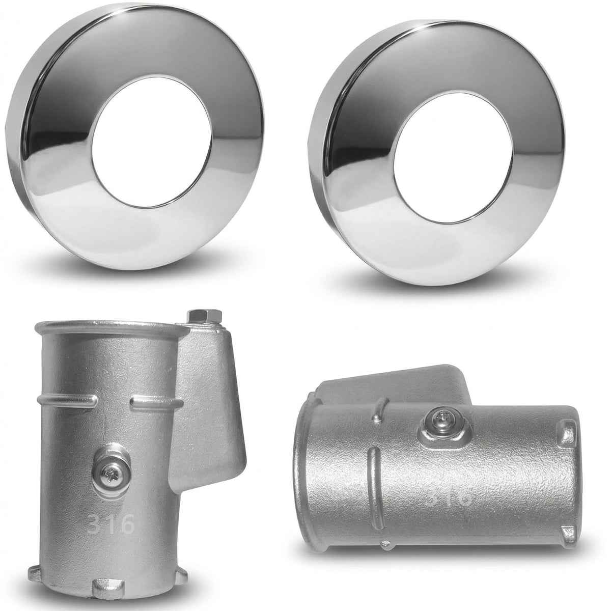Premium 316 Stainless Steel Pool Ladder Handrail Anchor - Image 1