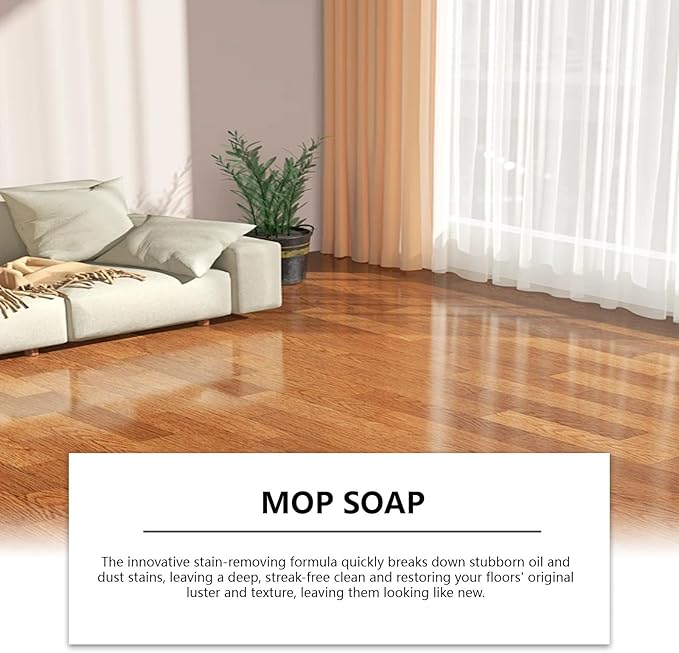 Pumpkin Spice Mop Soap, Floor Cleaner for Mopping, Brazilian Waves Mop Soap, Fall Scent Floor Cleaner, Multisurface Bathroom & Kitchen Mops Soaps, Concentrated Formula, for Wood and Tile (1)