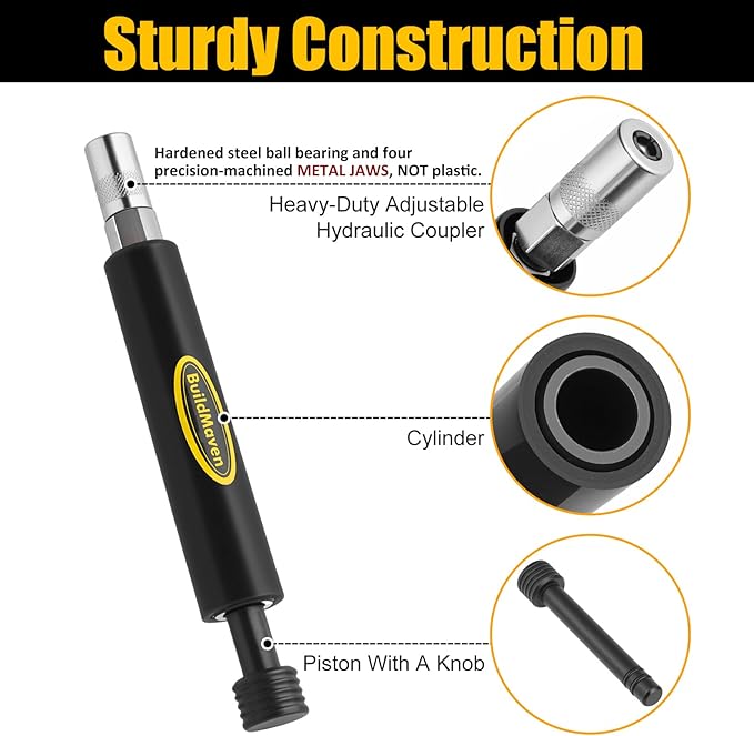 Grease Fitting Cleaning Tool -Grease Zerk Cleaner, Zerk Fitting Cleaning Tool, Remove Old Dried Grease from Fittings, Pins, Shafts, Bushings, and Joints (Black)