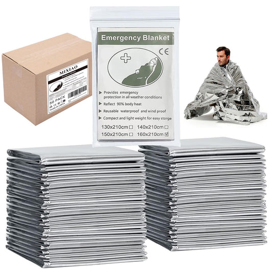 Emergency Myla Thermal Blanket Space Blanket Foil Blanket - Image 1