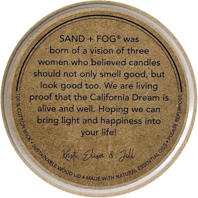 Sand + Paws Scented Candle - Winter Pine - Additional Scents and Sizes –Luxurious Air Freshening Jar Candles Neutralize pet Odors and Enhance Home décor – 100% Cotton Lead-Free Wicks - 12 oz