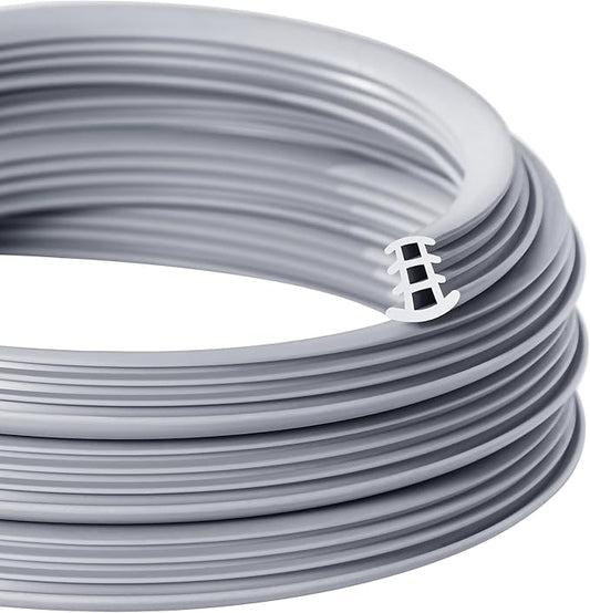 Flexible EPDM Rubber Strip (50 ft Long and 1/2 inch Wide) for Concrete Crack Repair and Replacement - Weather and Aging Resistant Expansion Joint Filler for Driveways and Sidewalks