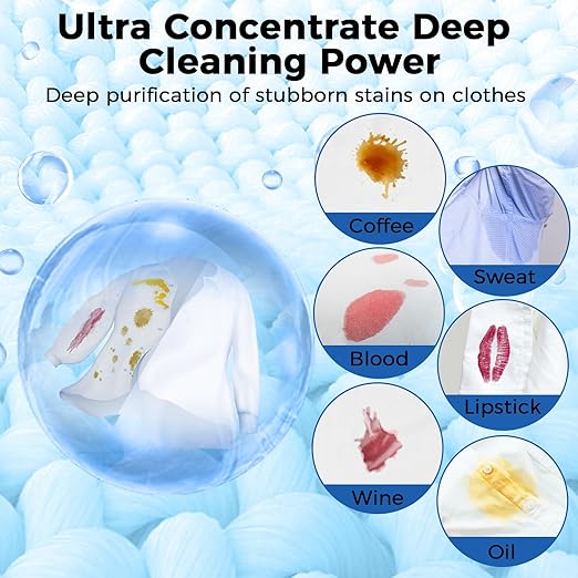 CLEARALIF Laundry Detergent Sheets, Up to 360 Loads, Fresh Linen, liquidless, Eco-Friendly, Zero Waste, Save Space, Travel Laundry Strips for HE Machine