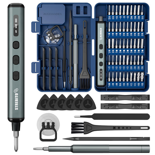 STREBITO Electric Screwdriver Set, 67 in 1 Electric | Hand Tools - Image 1