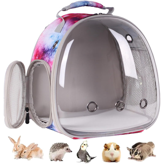 Bunny Carrier Backpack with Space Capsule Clear Bubble - Image 1