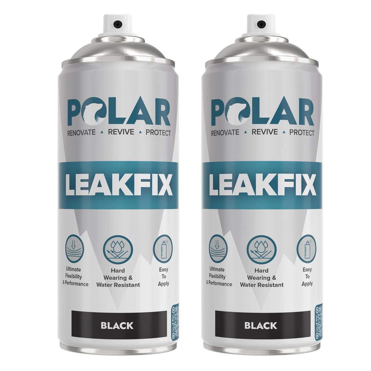 Polar LeakFix Waterproof Sealant Spray - Roof Sealant - Black - Image 1