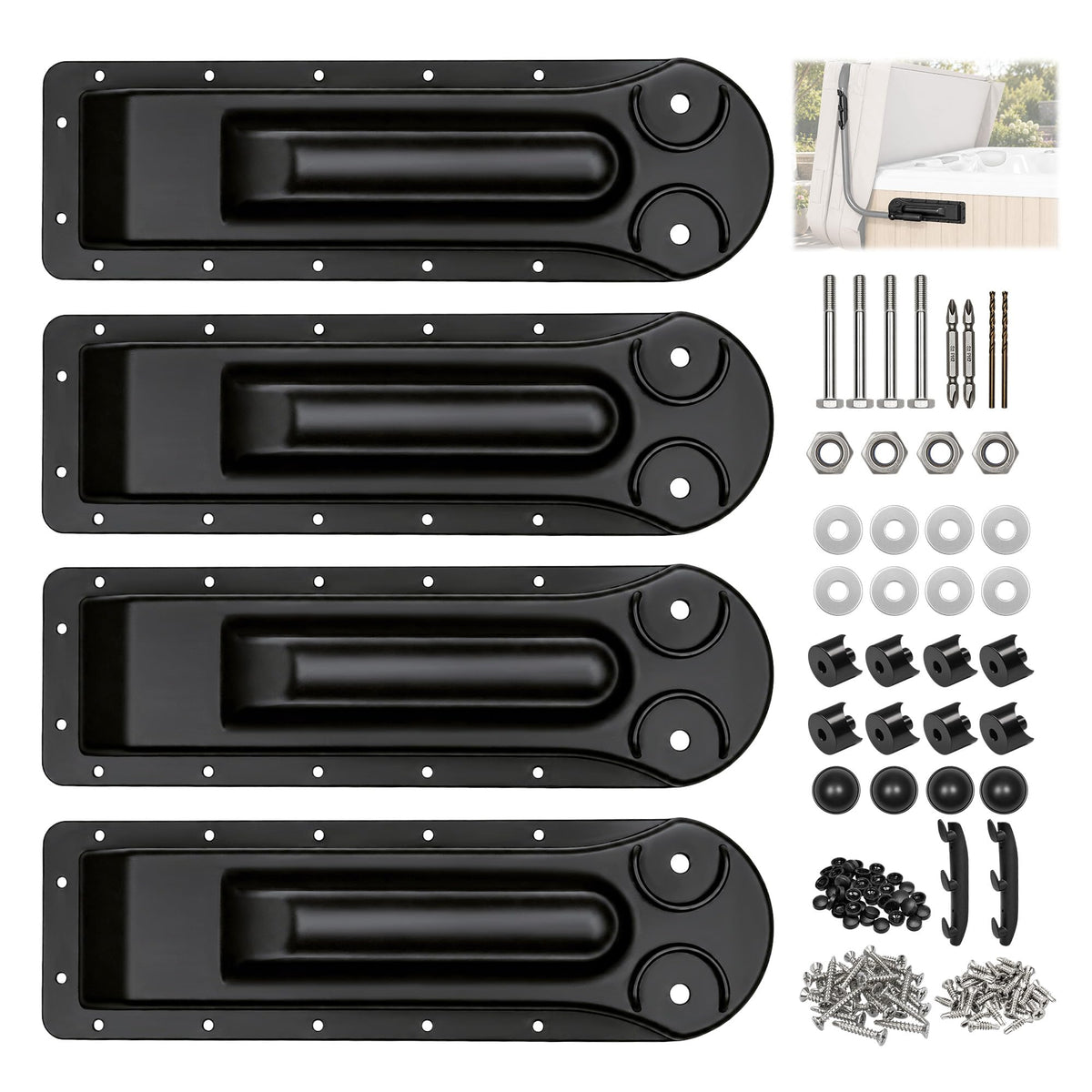 Spa Cover Lifter Accessories, 2 Sets Hot Tub Cover Lifter - Image 1