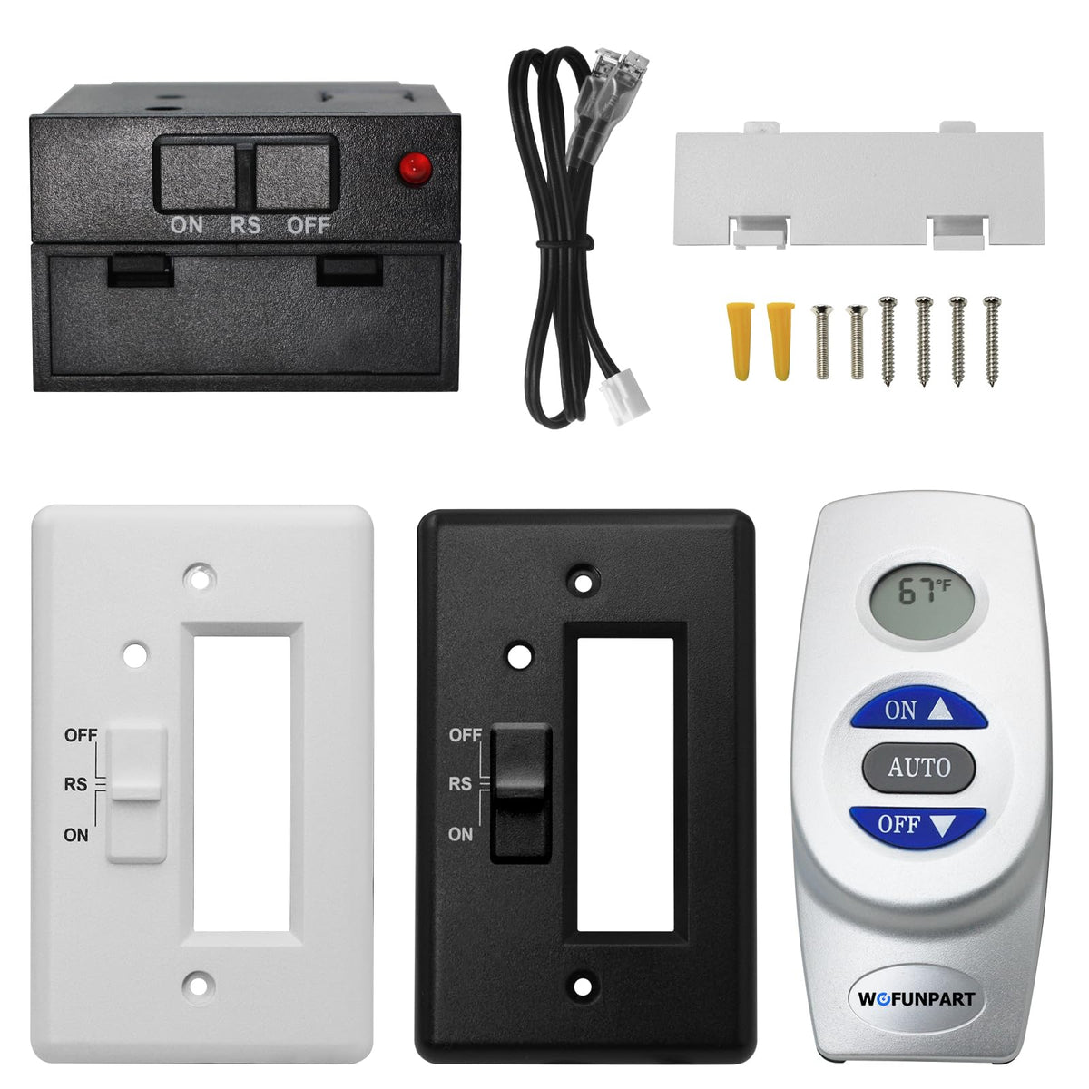 Fireplace Remote Control Kit, for Millivolt Thermostatic Gas - Image 1
