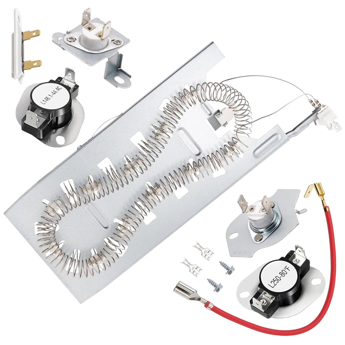 Dryer Heating Element Kit Compatible with Whirlpool & | Home Repair - Image 1
