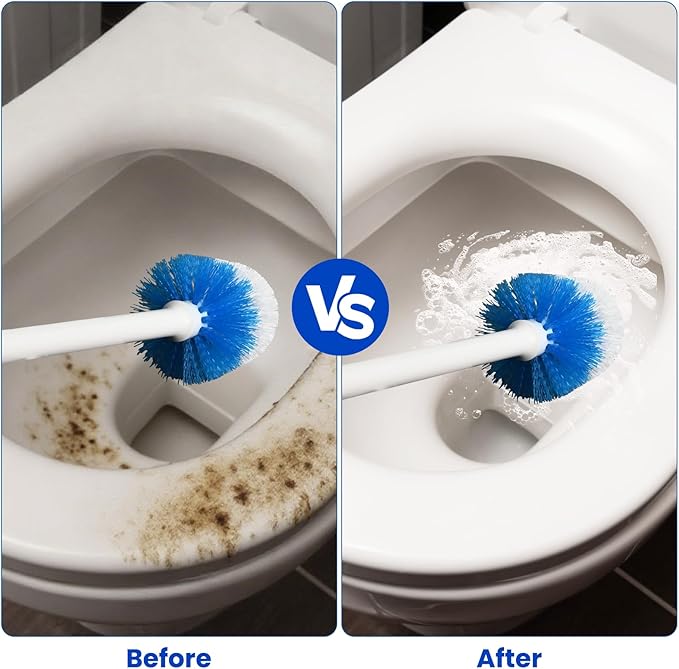 Toilet Brush Refills for OXO Toilet Brush,4 Pack Toilet Brush Replacement Head
