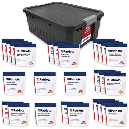 4Patriots 4-Week Survival Food Kit: Emergency Food Supply - Image 1