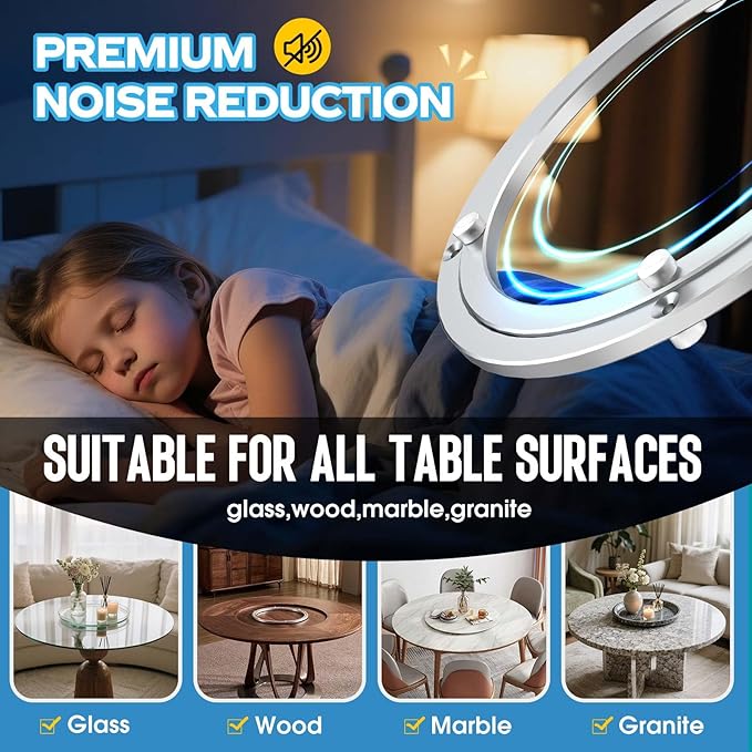 Lazy Susan Hardware,10 inch Heavy Duty Lazy Susan Bearing Kit,Rotating Serving Turntable for Aluminium Alloy Turntable Bearing,Swivel Base Hardware for Dining Table,DIY,Display Stand,Workbench