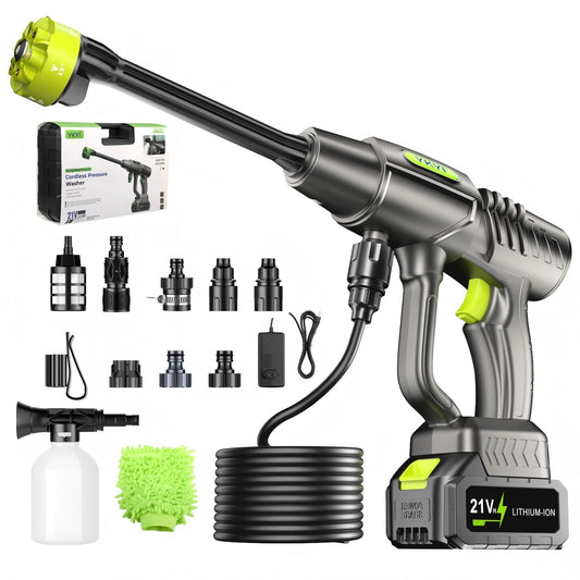 YKYI Cordless Pressure Washer, 1200 PSI Portable Handheld - Image 1