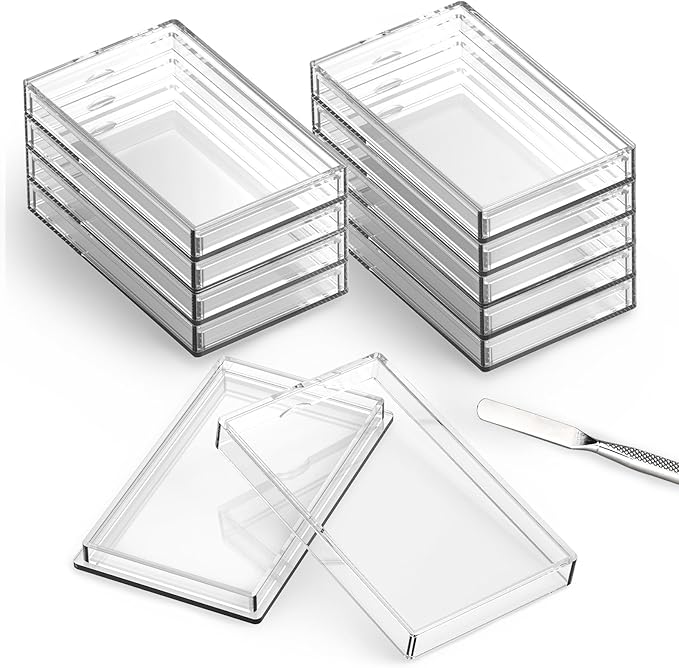 10oz Silver Bar Holder - Capsule Storage Container for 10 Ounce Bars (10Pcs), Yn-SBH-10oz-10
