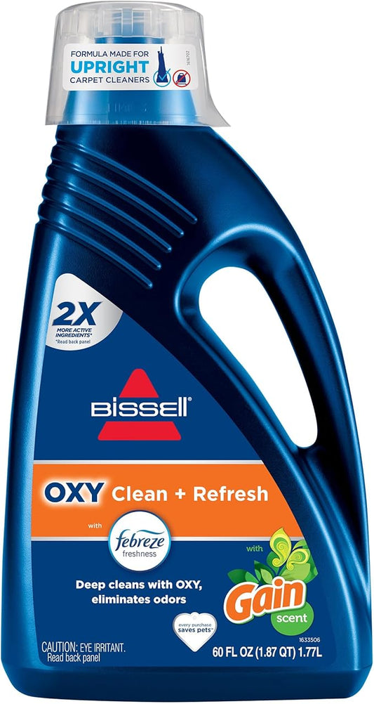 Bissell OXY Clean + Refresh with Febreze Original Gain Scent Formula for Upright Deep Cleaners, 1462W