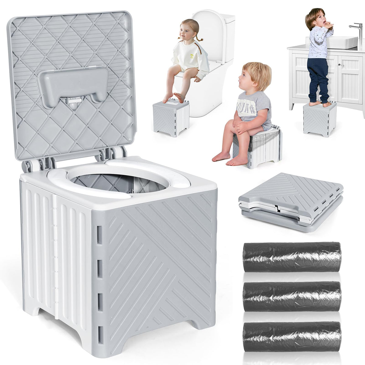 Orzbow Portable Potty Training Chair for Toddler, Travel - Image 1