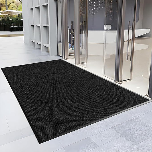 3′ x 24′ Front Door Mat Indoor Outdoor Entrance, Commercial Floor Mat Heavy Duty Dirt Trapper Entryway Doormat, Custom Size Non Slip Rubber Backing Welcome mat, Door Mat for High Traffic Area
