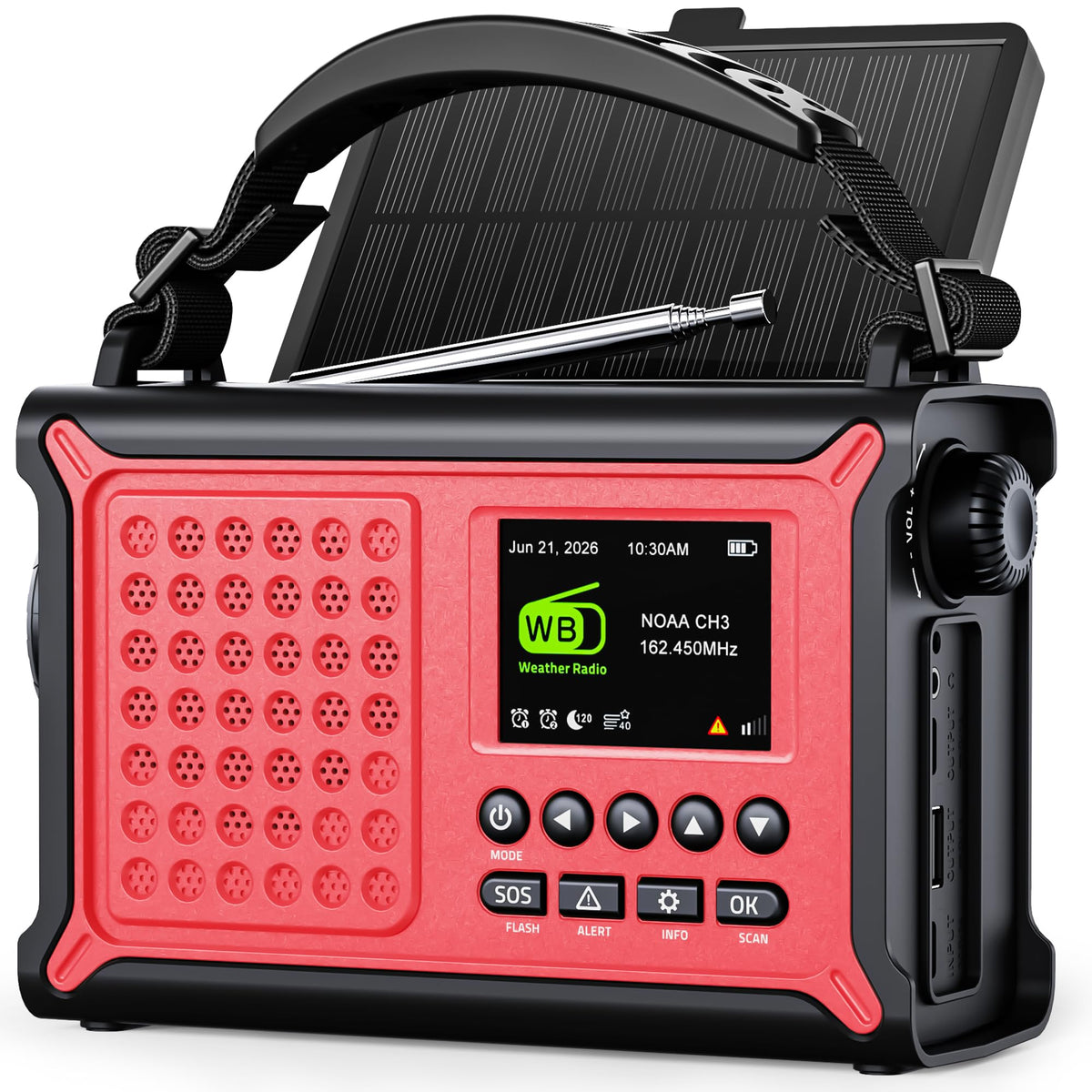 NOAA Emergency Weather Radio with S.A.M.E. County Alerts & - Image 1