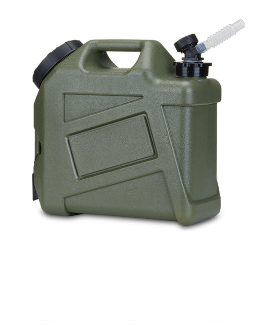 2.5 Gallon Camping Water Container, Green, 13.1x12x5.3in - Image 1