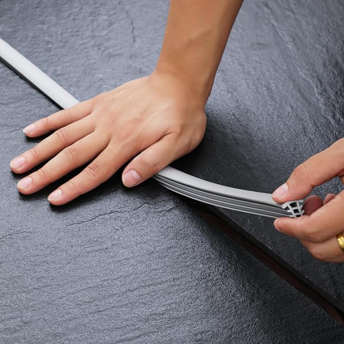 Flexible EPDM Rubber Strip (50 ft Long and 3/4 inch Wide) for Concrete Crack Repair and Replacement - Weather and Aging Resistant Expansion Joint Filler for Driveways and Sidewalks