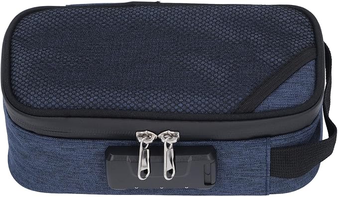 Odor Proof Pouch Organizer, Code Lock Design Smell Proof Container Portable Easy Using for Travel