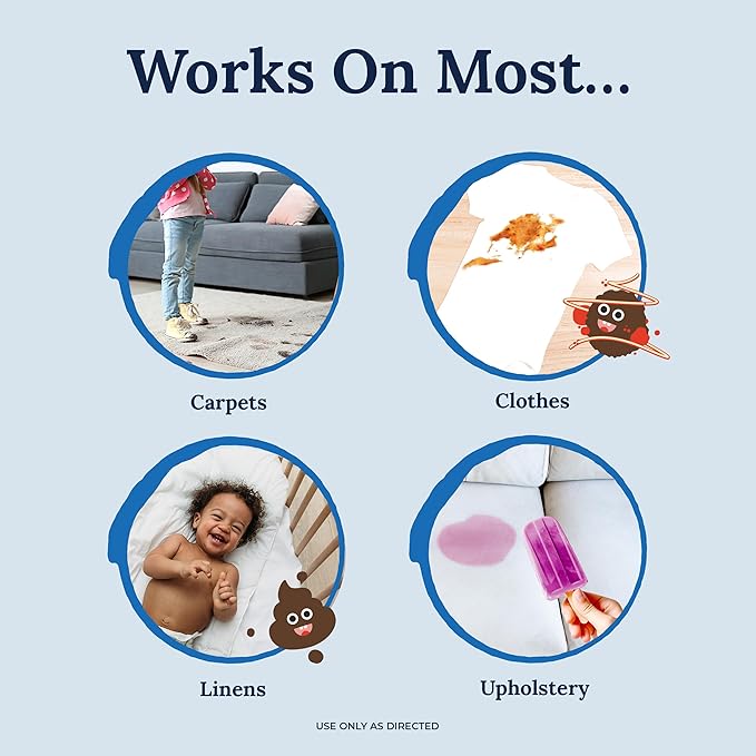 Miss Mouth's Messy Eater Stain Treater Spray - 16oz Stain Remover and Laundry Detergent Sheets - Newborn & Baby Essential