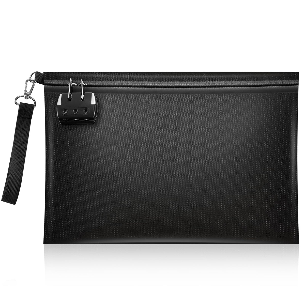 Fireproof Document Bag with Lock and Zipper | Travel Essentials - Image 1