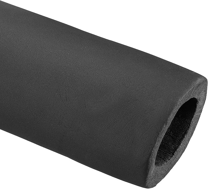 PATIKIL 74.8"L x 4-1/4"ID x 1.2"T Pipe Insulation Foam Tube, Water Pipe Insulation Tubing Heat Preservation for Plumbing Water AC Pipe Sprinkler Spigot, Black