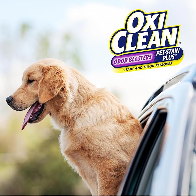 OxiClean 57214OC Pet Stain Plus, Stain and Odor Remover with Odor Blasters