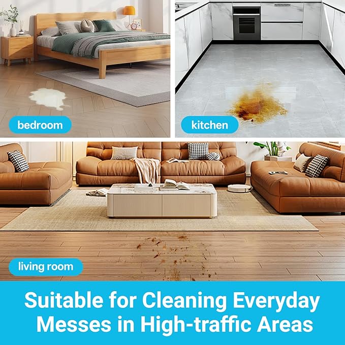 Floor Cleaner Compatible with Tineco Cleaning Solution, Suitable with All Robotic Vacuum Mop and Cordless Wet/Dry Vacuum Mop Cleaner, Multi-Surface Deodorizing & Cleaning Solution (1 L, Ocean)