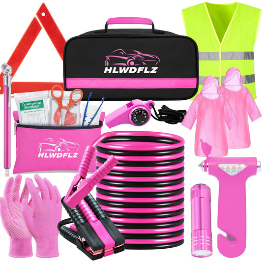 Car Roadside Emergency Kit - 17pcs Winter Traveler Safety - Image 1