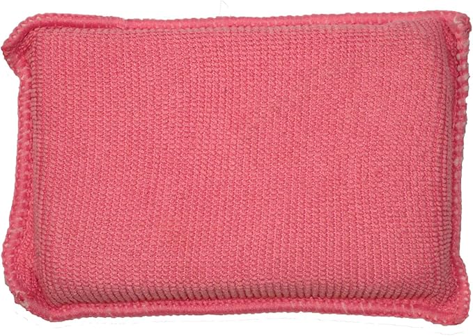 Microfiber Sponges for Dishes Kitchen Sponges Non-Scratch Sponge Dish Scrubber Heavy Duty Household Cleaning Sponges Multi-Purpose Cleaning Supplies Dish Sponge Kitchen Sponges Pack of 1