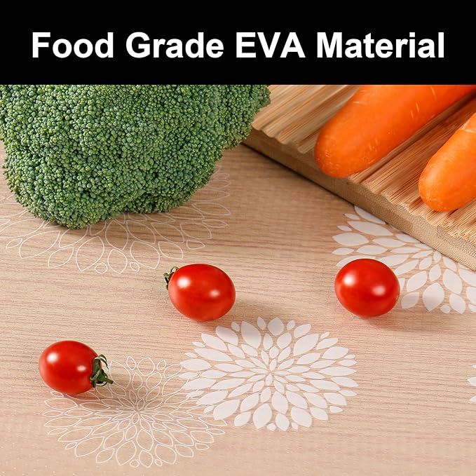 Cooyes Shelf and Drawer Liners for Kitchen Cabinets, Non Adhesive Cabinet Liner, EVA Waterproof Durable Non-Slip Drawer Mats for Shelves, Refrigerator, Storage, Desks（11.8" W x 360" L）
