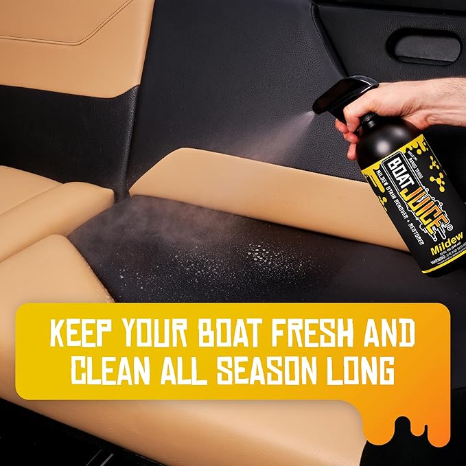 Boat Juice Professional Marine Mildew Stain Remover & Restorer - Boat Cleaner